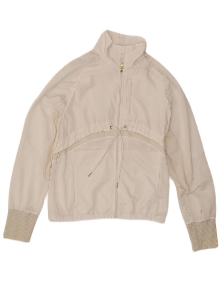 Γυναικεία φόρμα ADIDAS Clima 365 Top Jacket UK 10 Small White Polyester