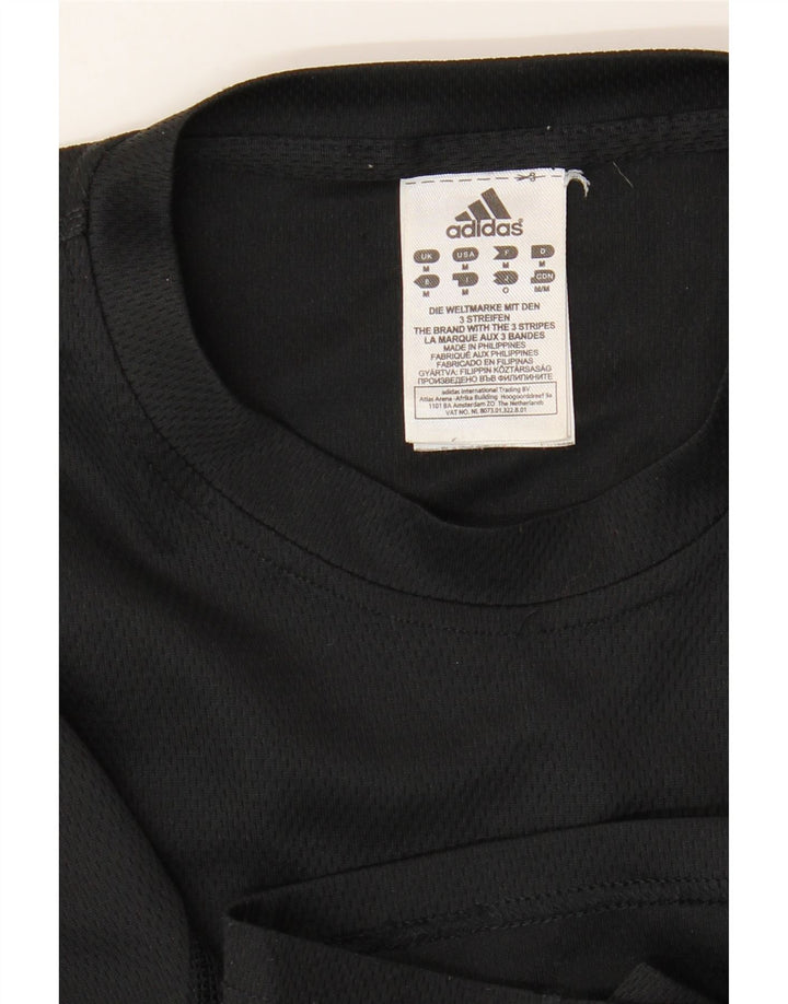Ανδρικό T-Shirt Climalite ADIDAS Top Medium Black Polyester