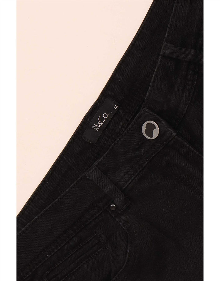 M&Co Γυναικείο Slim Jeans UK 12 Medium W32 L30 Μαύρο