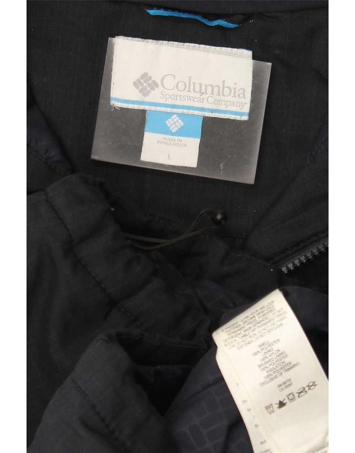 Ανδρικό μπουφάν με κουκούλα Columbia UK 40 Large Navy Blue Polyester