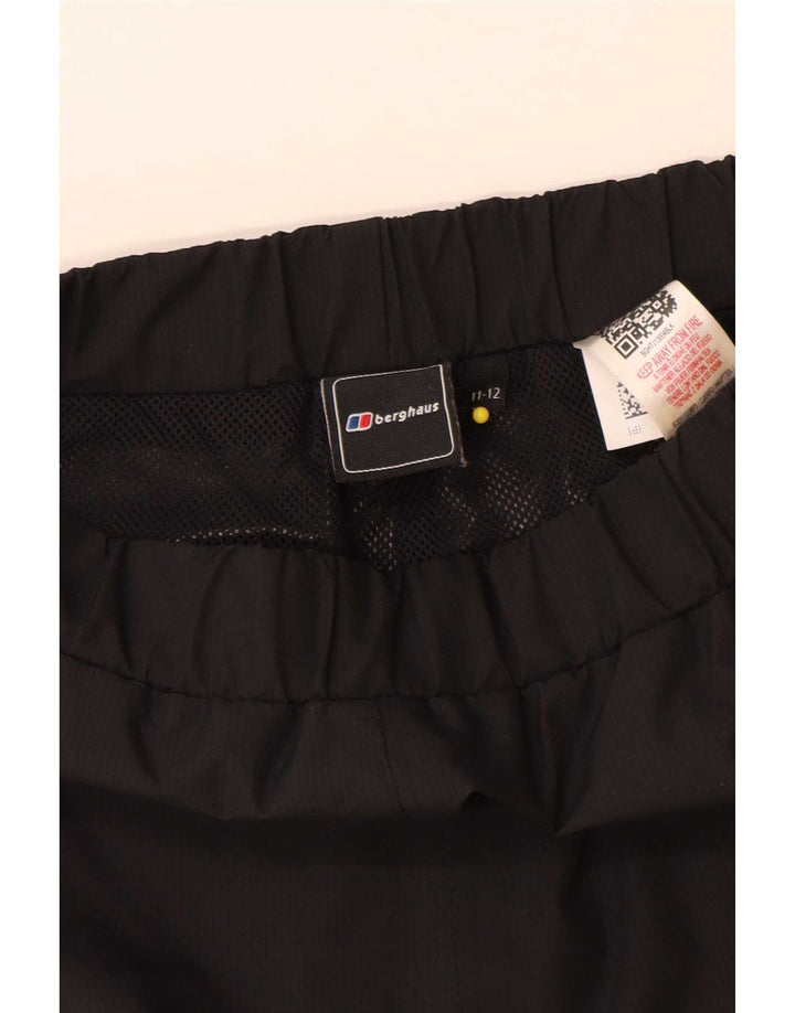 Berghaus Boys αδιάβροχο παντελόνι 11-12 ετών Μαύρο πολυεστέρα