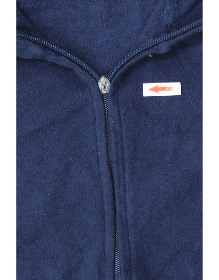 Marks & Spencer Γυναικείο Fleece Jacket UK 14 Medium Navy Blue Polyester