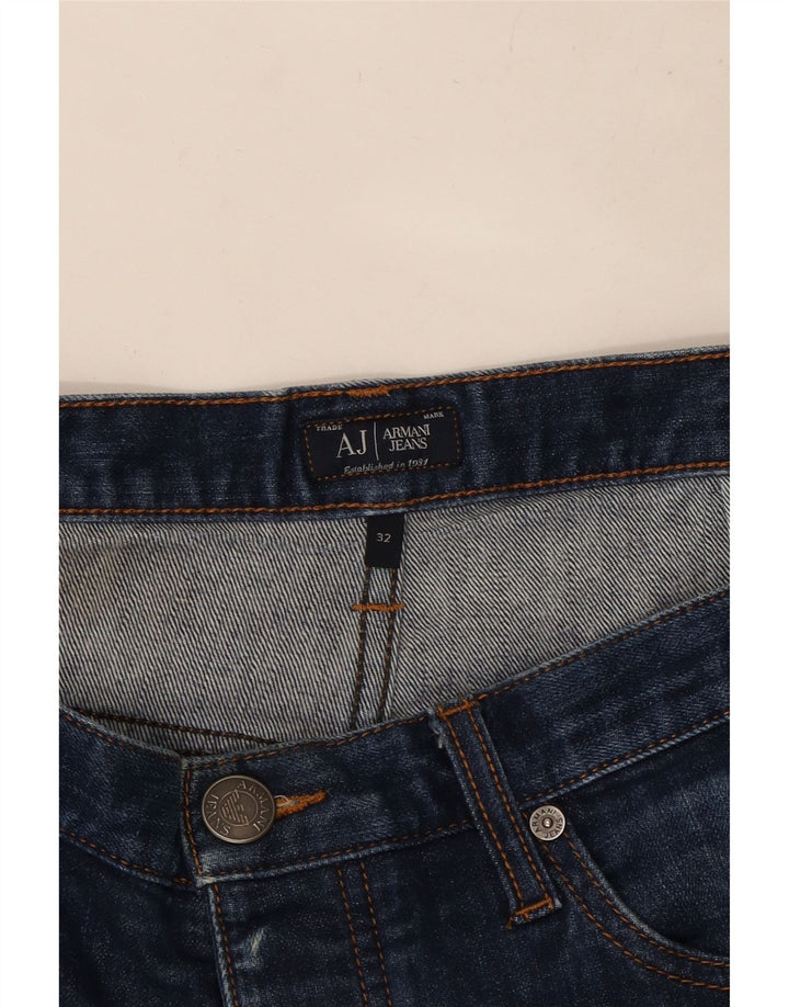 Γυναικείο Armani Regular Fit Straight Jeans W32 L31 Μπλε βαμβακερό