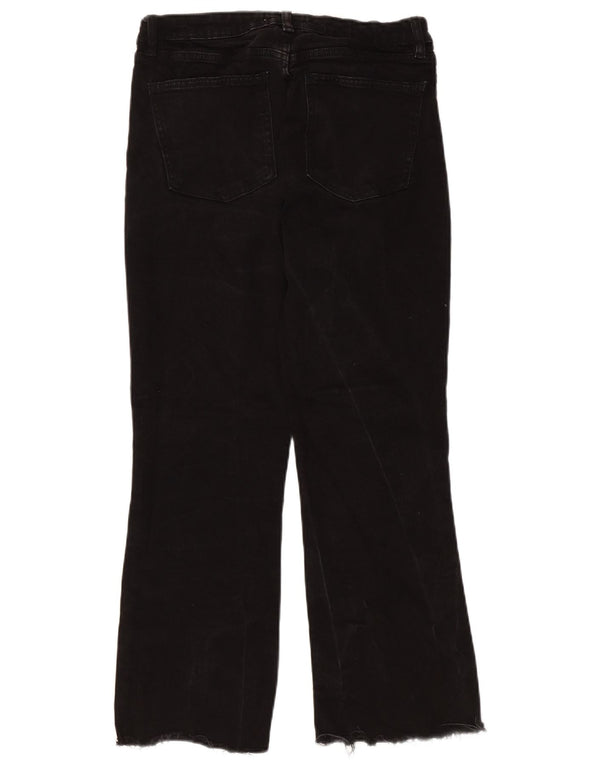 ZARA Γυναικείο Τζιν μποτάκι EU 36 XS W26 L25 Μαύρο