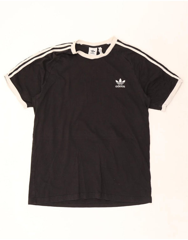 Ανδρικό T-Shirt Adidas Top XL Μαύρο Colourblock Βαμβακερό