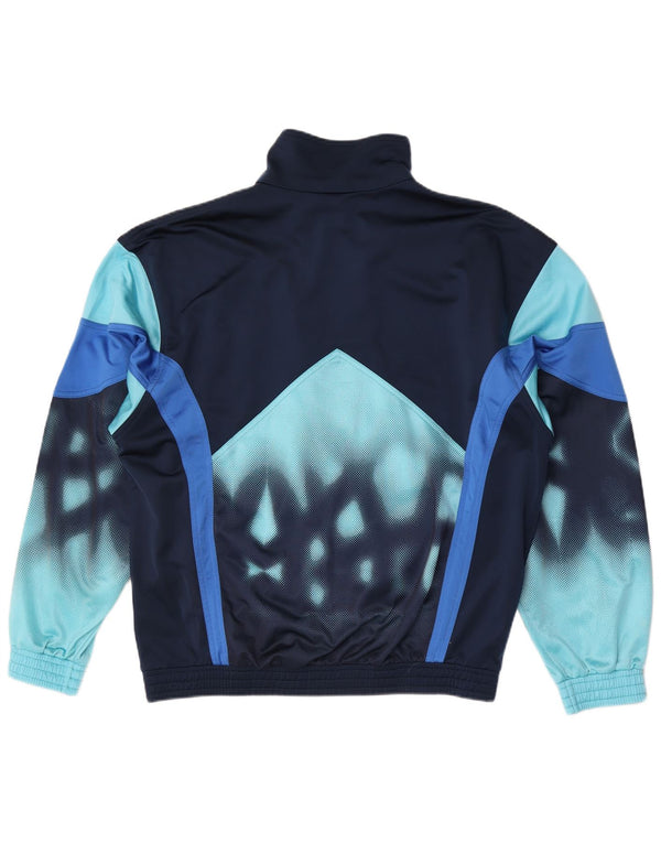 Ανδρική φόρμα Lotto Top Jacket UK 42/44 XL Navy Blue Colorblock Polyester