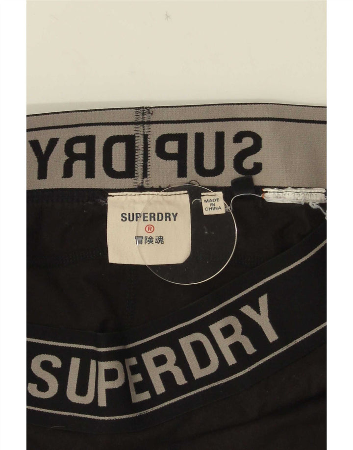 Γυναικεία γραφικά κολάν Superdry UK 16 Large Black Polyamide