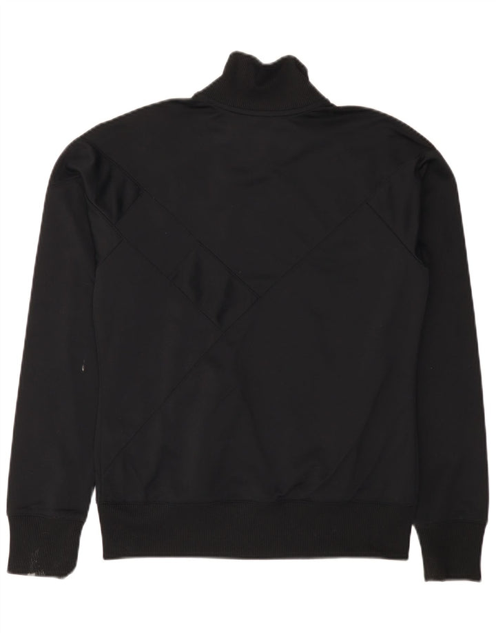 Γυναικεία αθλητική φόρμα Nike Top μπουφάν UK 10/12 Μεσαίο μαύρο ρίγες πολυεστέρας