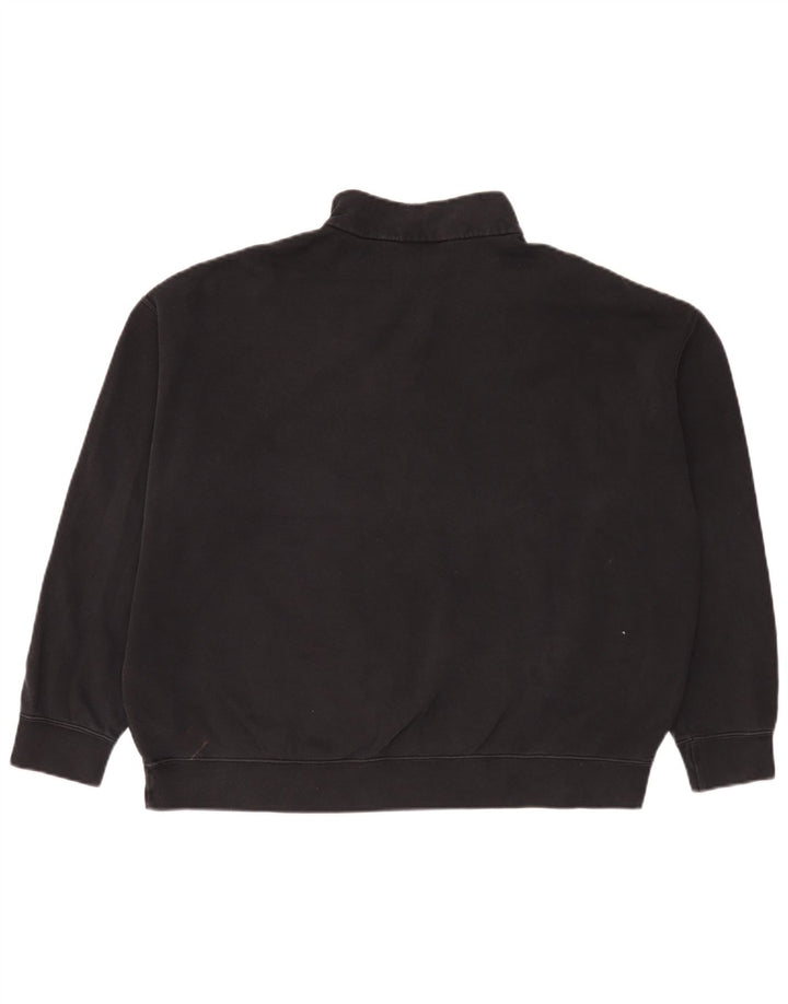 Γυναικείο φούτερ Nike 1/4 με φερμουάρ, Jumper UK 10 μικρό βαμβακερό μαύρο
