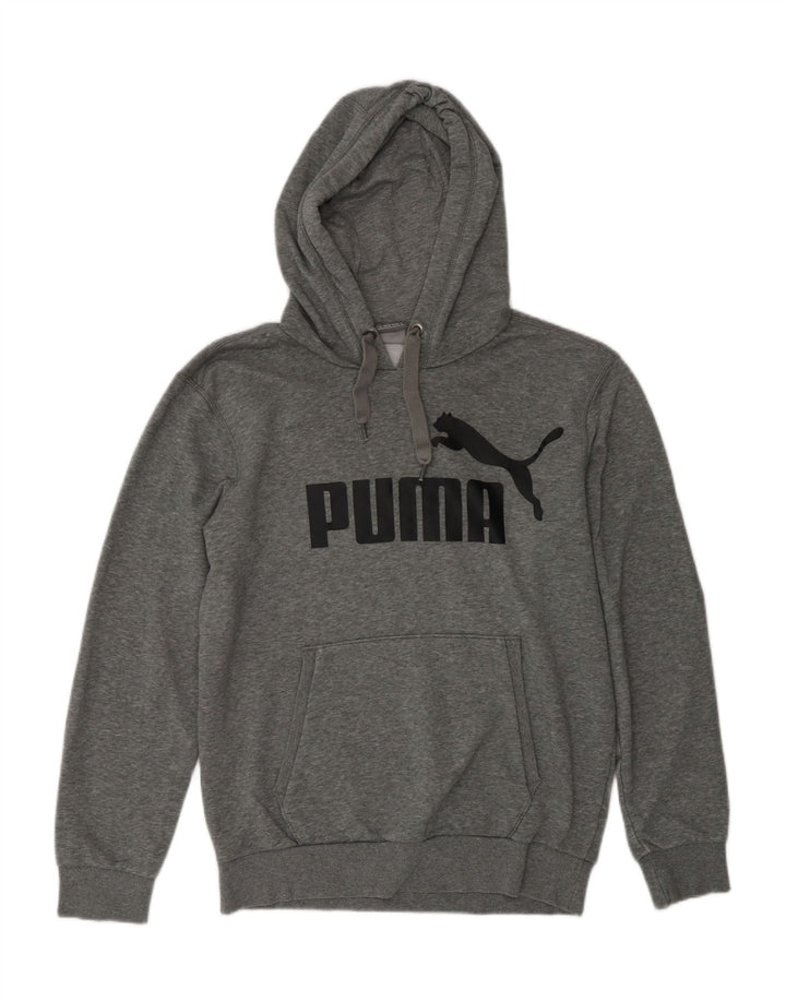 Ανδρικά γραφικά κουκούλα PUMA Μικρό γκρι πολυεστέρας