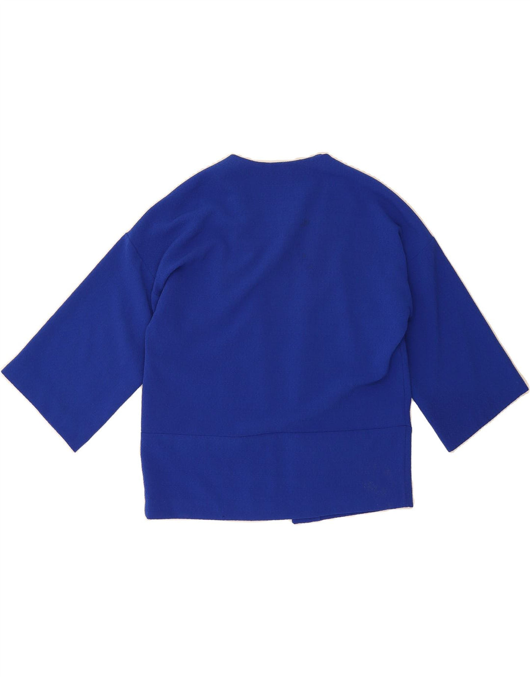 WAREHOUSE Womens Oversized 3/4 Sleeve Cardigan Top UK 10 Small Blue Vintage Warehouse and Second-Hand Warehouse from Messina Hembry 