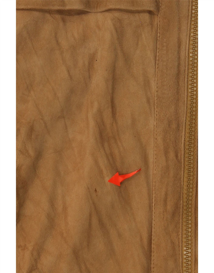 Ανδρικό Shearling Jacket VINTAGE UK 38 Medium Brown