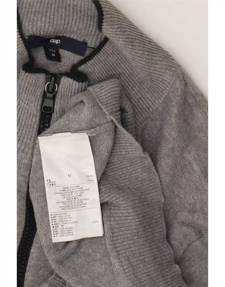 Ανδρικό πουλόβερ Gap Cardigan Μεσαίο γκρι βαμβακερό
