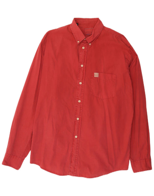 Murphy & Nye Mens Shirt 2XL Red Cotton