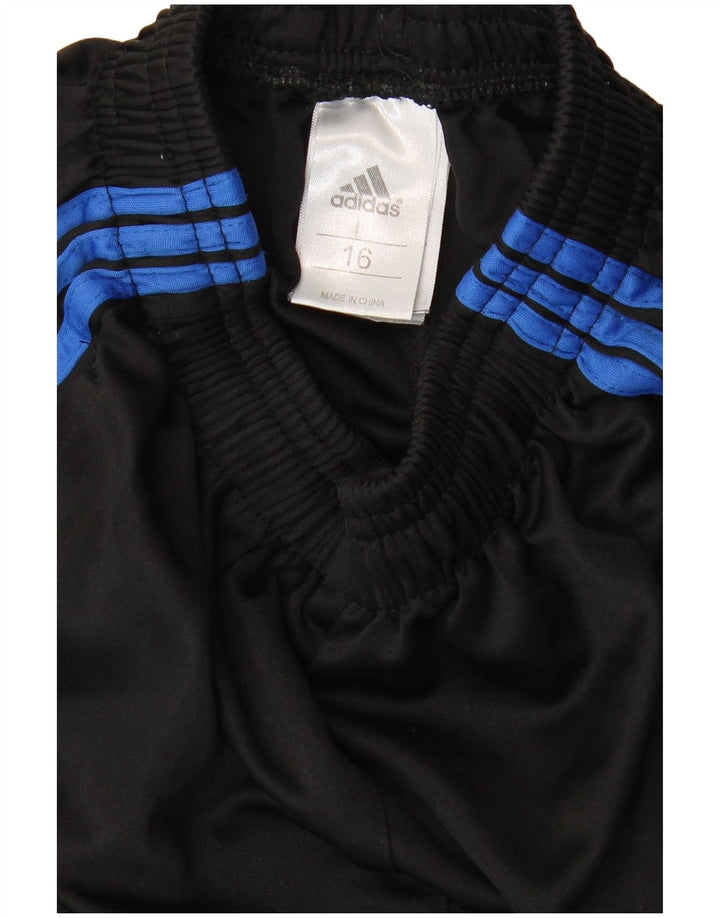 Παντελόνι αθλητικής φόρμας ADIDAS Boys Manchester United Graphic 15-16 ετών Μαύρο