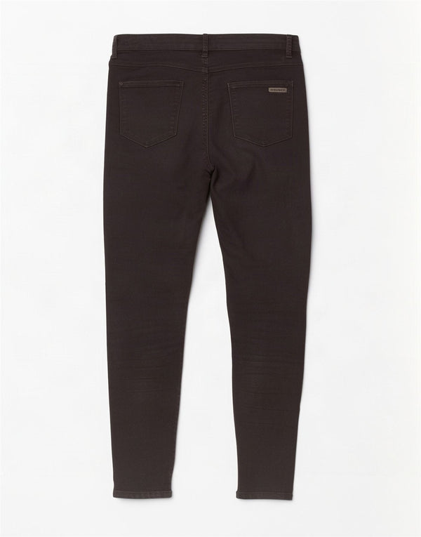 Marks & Spencer Γυναικείο Κοντό Jegging Τζιν UK 14 μεγάλο W32 L27 μαύρο βαμβακερό
