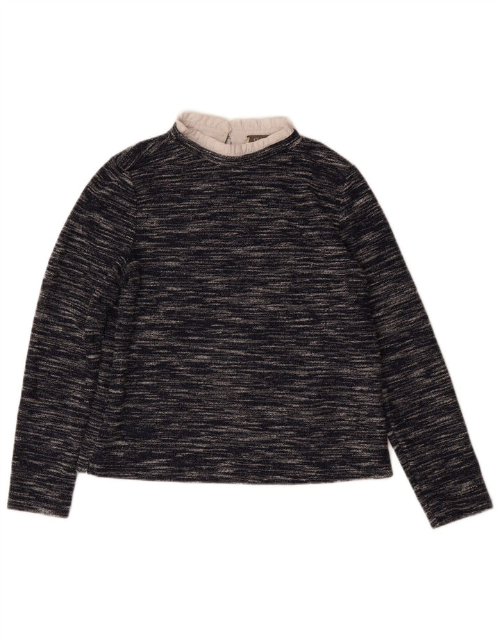 Γυναικεία μακρυμάνικη μπλούζα Oasis Top UK 14 Medium Navy Blue Flecked