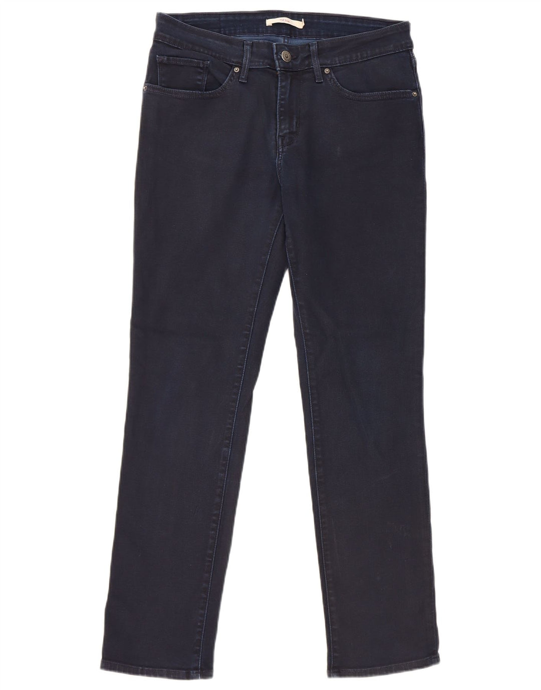 Levi's Womens 712 Slim Jeans W30 L30 Navy Blue Cotton