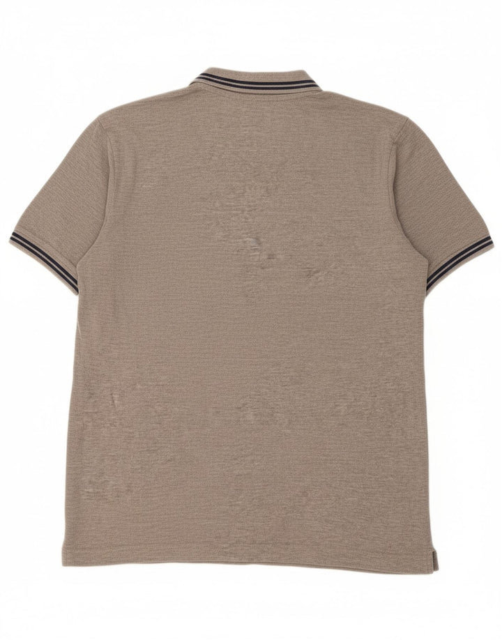 KAPPA Mens Polo Shirt XL Grey Cotton