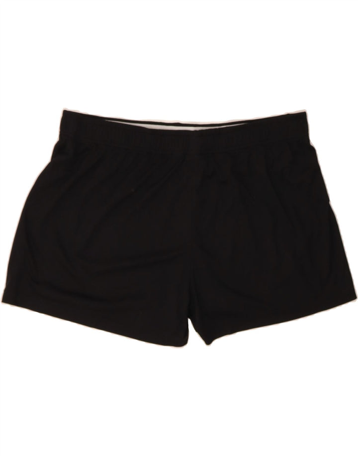 ADIDAS Womens Sport Shorts UK 18 XL  Black Polyester Vintage Adidas and Second-Hand Adidas from Messina Hembry 