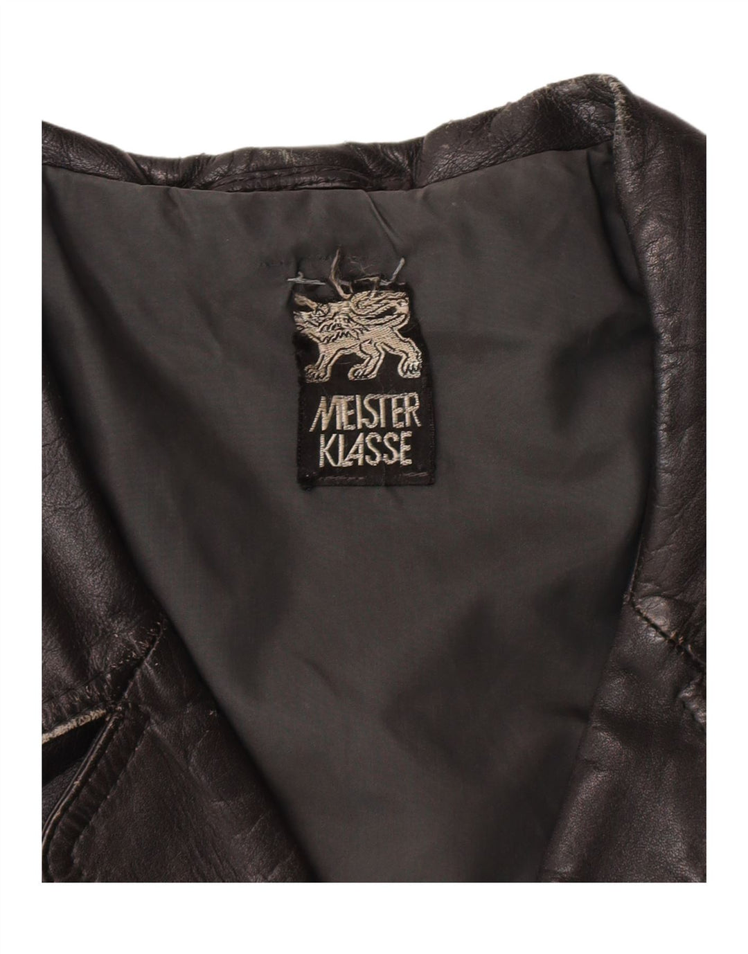 VINTAGE Mens Leather Jacket UK 38 Medium Black Vintage Vintage and Second-Hand Vintage from Messina Hembry 