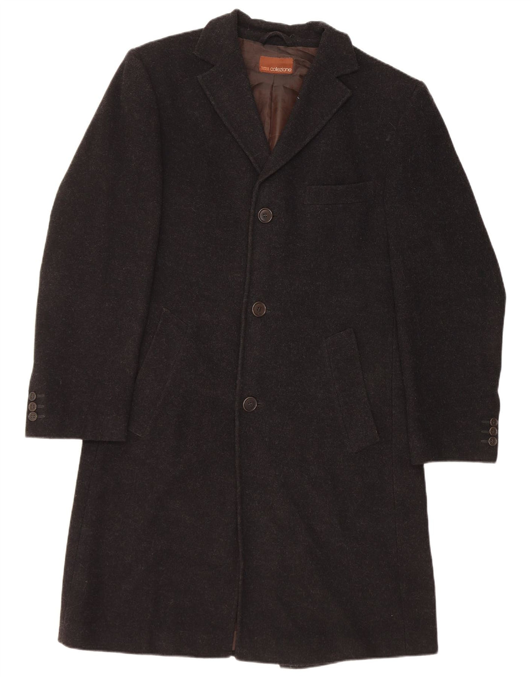 Ανδρικό πανωφόρι Marks & Spencer UK 36 Small Grey Wool