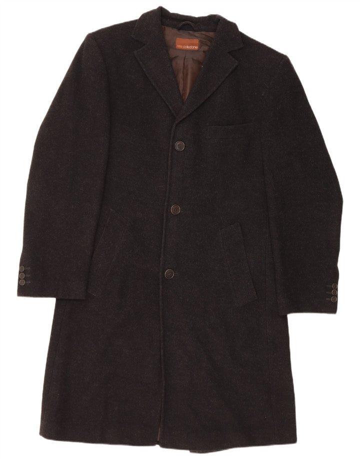 Ανδρικό πανωφόρι Marks & Spencer UK 36 Small Grey Wool