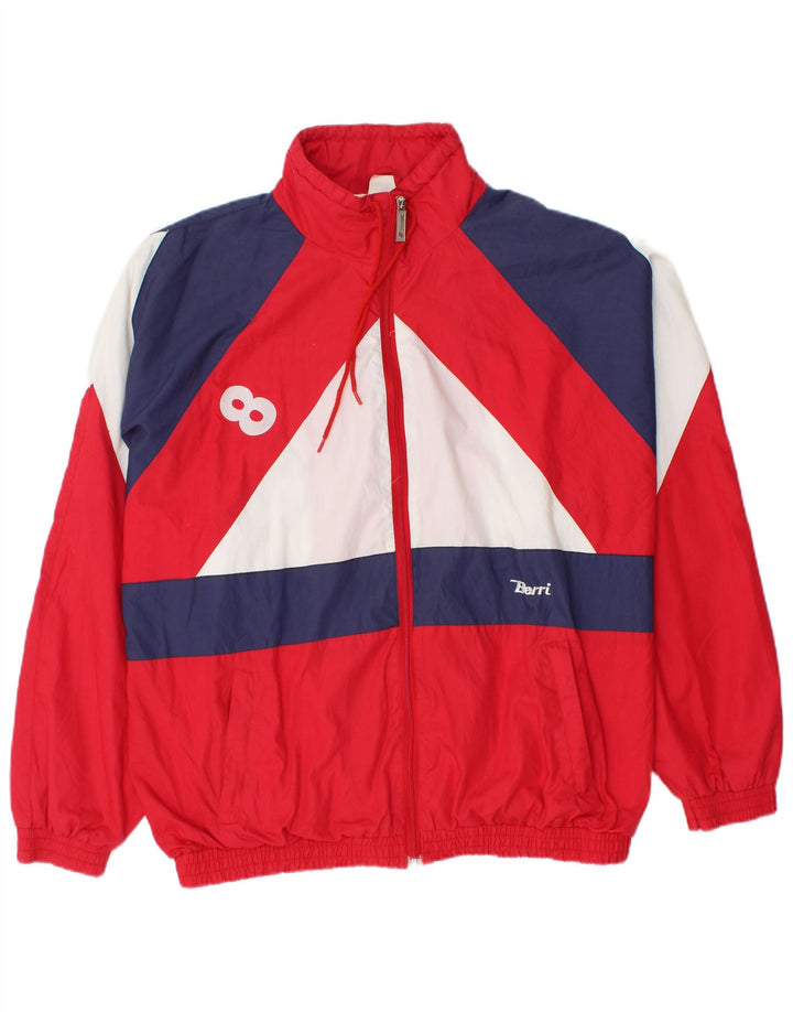 Ανδρική φόρμα γραφική Berri Top Jacket XL Red Colourblock