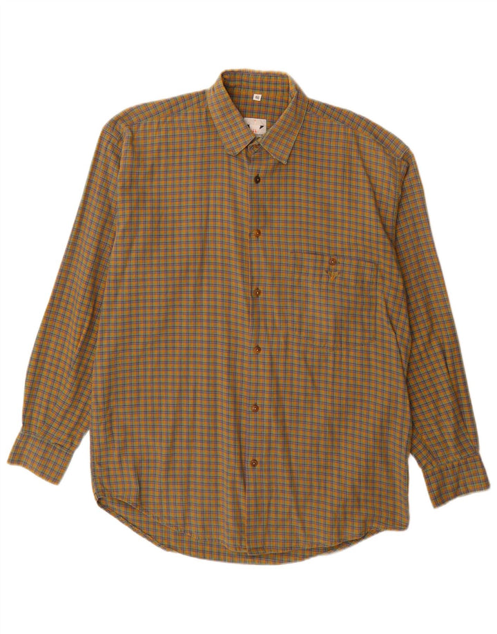 Goose & Gander Ανδρικό φανελένιο πουκάμισο IT 46 Large Brown Check