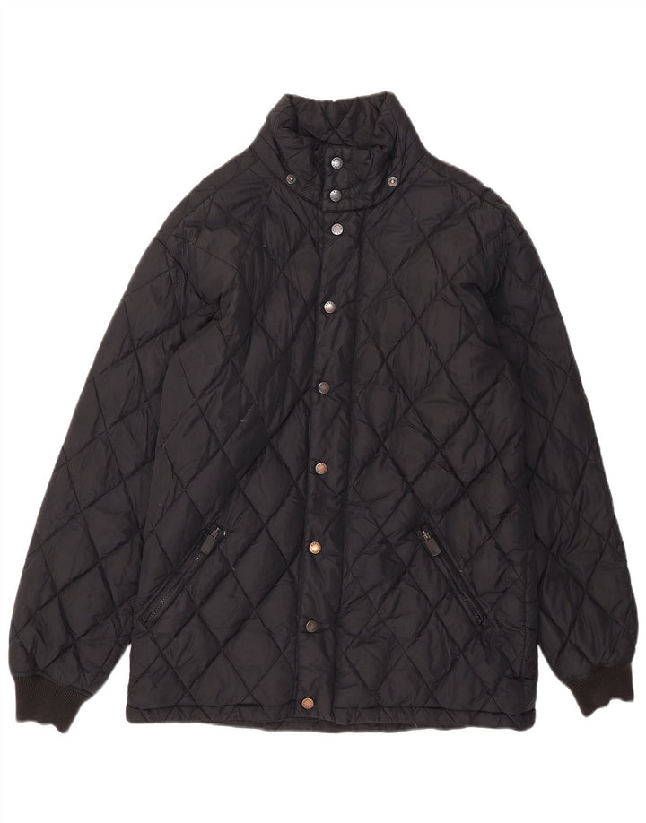 Ανδρικό καπιτονέ μπουφάν Alberto Aspesi UK 36 Small Black Polyamide