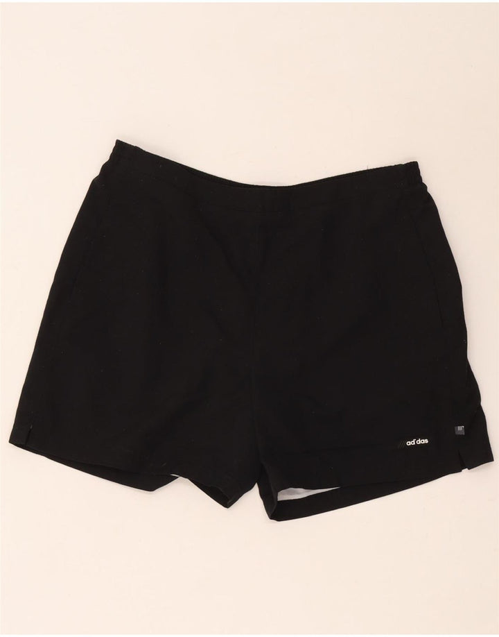 Γυναικείο αθλητικό σορτς Adidas UK 18 XL μαύρο πολυεστέρα