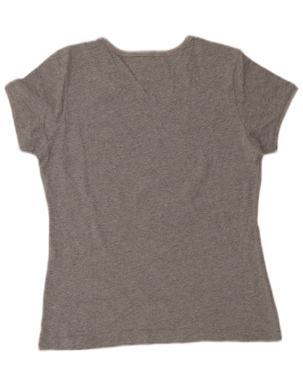 CHAMPION Womens Heritage Classics Graphic T-shirt Top UK 14 Large Grey