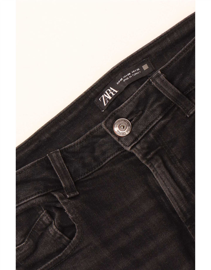 Zara Γυναικείο Slim Jeans EU 40 Medium W30 L27 Μαύρο