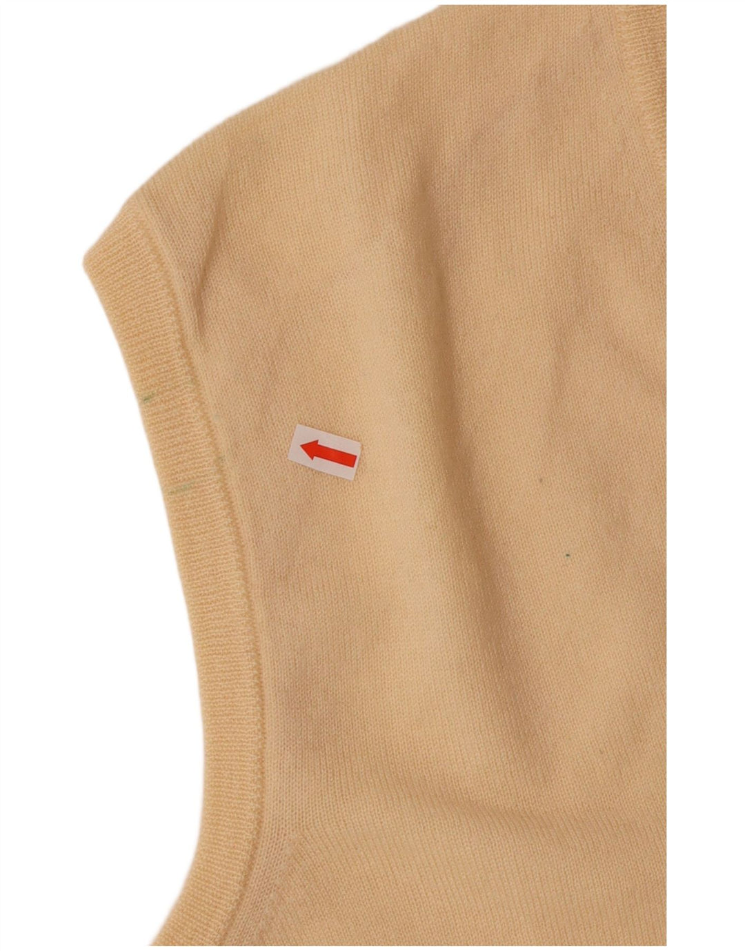 POLO ανδρικό γιλέκο V-λαιμόκοψη Tank Top IT 52 μεγάλο κίτρινο παρθένο μαλλί