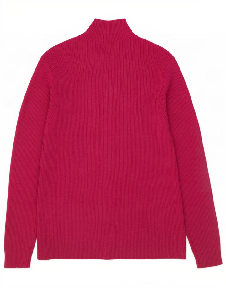 Marks & Spencer Γυναικείο πουλόβερ με λαιμό χελώνα UK 14 Large Purple