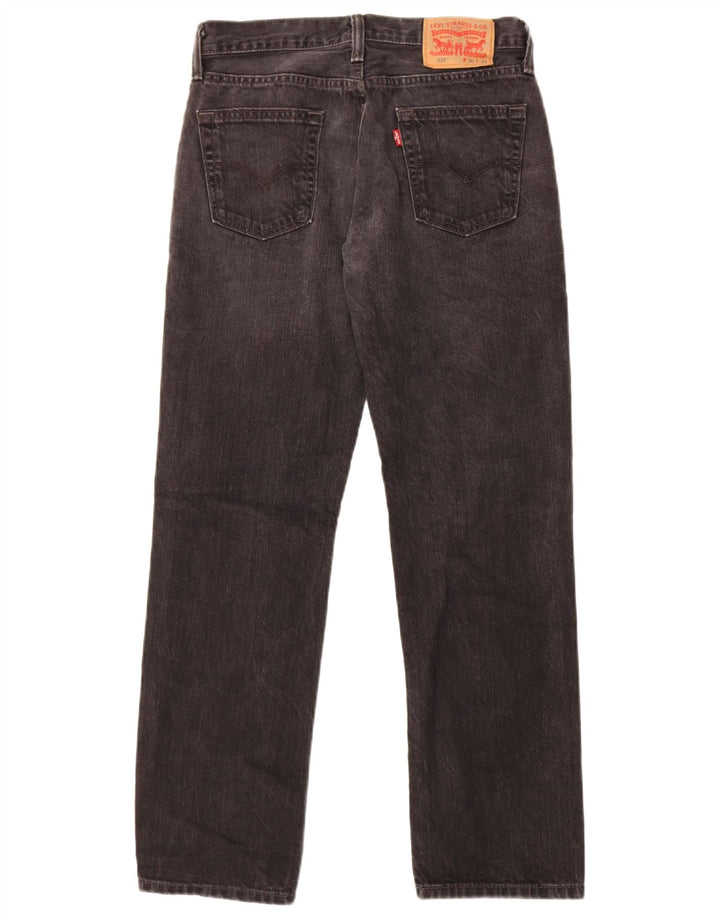 Levi's Womens 514 Straight Jeans W30 L32 Μαύρο βαμβακερό