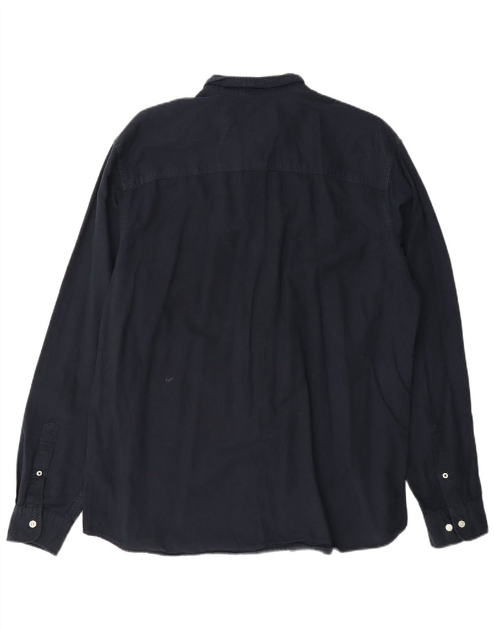 Ανδρικό πουκάμισο Jack & Jones 2XL Navy Blue Cotton