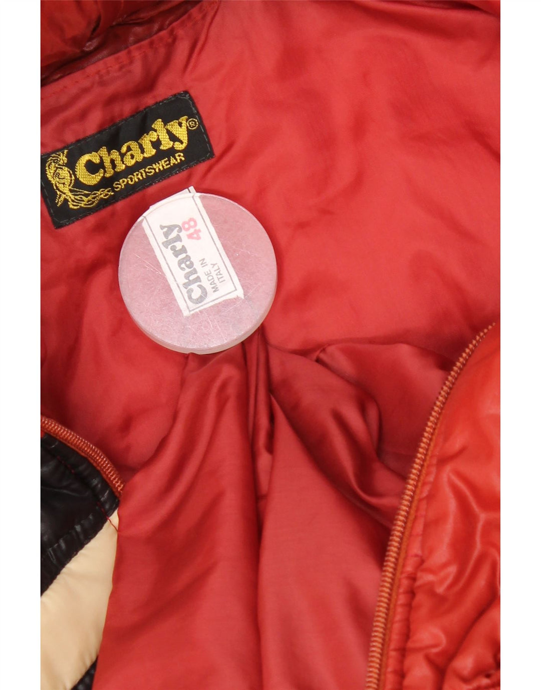 Charly γυναικείο μπουφάν με κουκούλα IT 48 XL Κόκκινο πολυαμίδιο