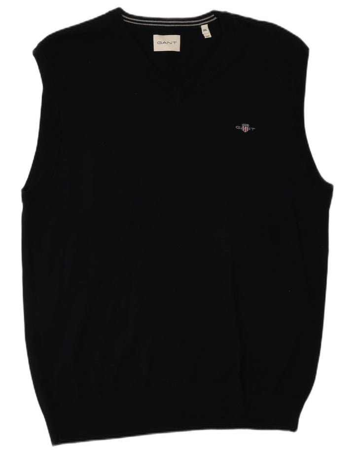 Ανδρικό γιλέκο Gant Tank Top 2XL Navy Blue