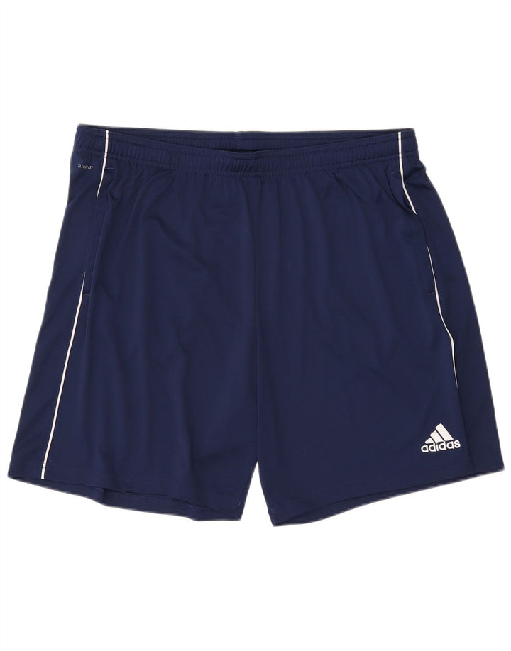 Ανδρικό αθλητικό σορτς Climalite ADIDAS 2XL Navy Blue Polyester