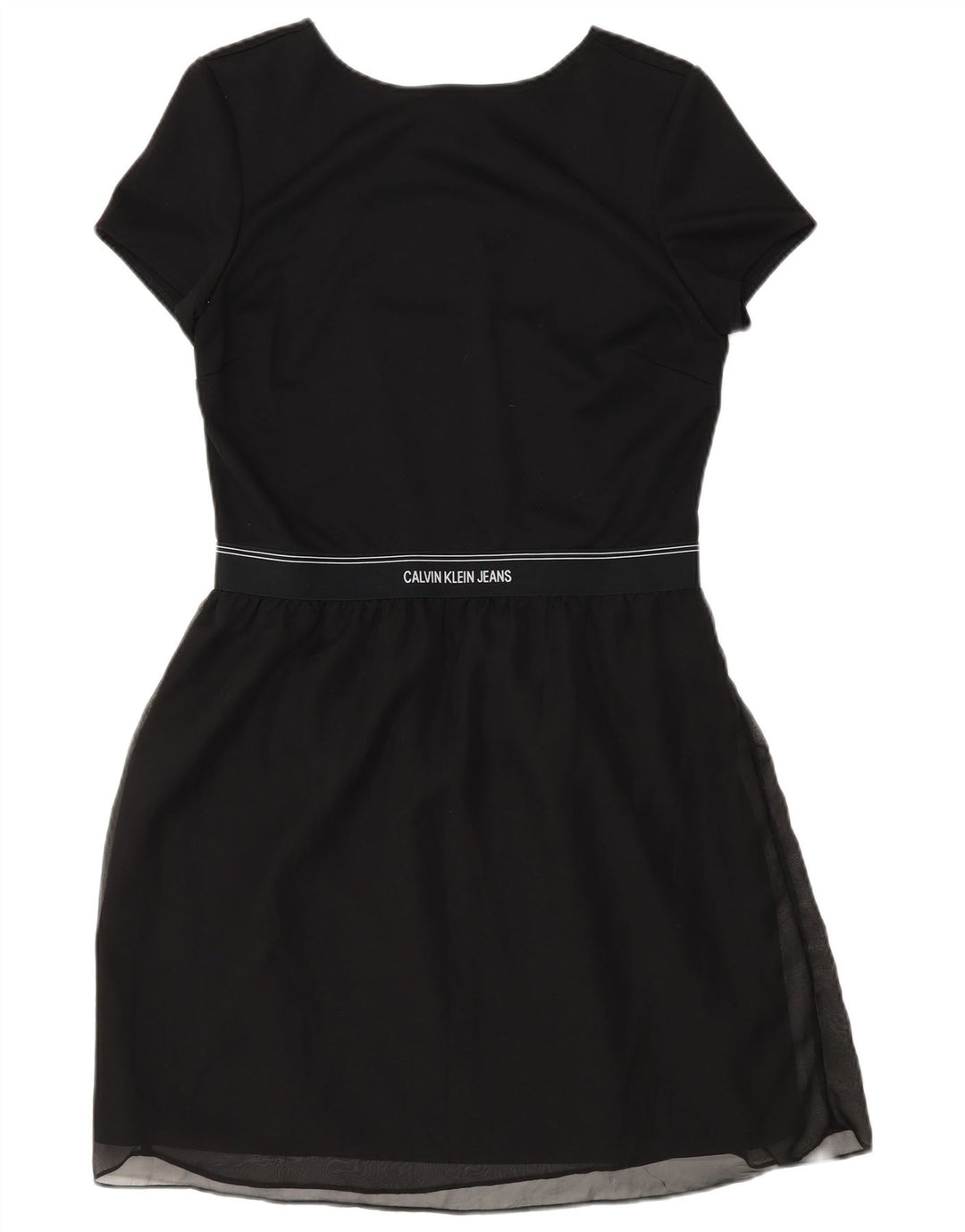 Γυναικείο φόρεμα με θήκη Calvin Klein UK 12 μεσαίο μαύρο πολυεστέρα