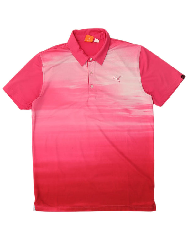 Ανδρικό πουκάμισο Polo Abstract Pattern Puma Μεσαίο ροζ πολυεστέρας