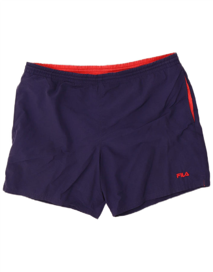 Ανδρικό αθλητικό σορτς Fila XL Navy Blue