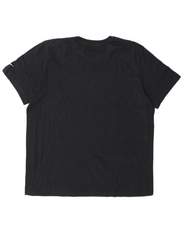 Ανδρικό γραφικό μπλουζάκι NIKE New Orleans Saints XL Μαύρο βαμβακερό