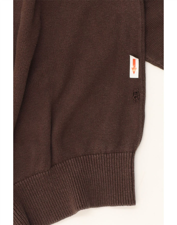 Ανδρικό πουλόβερ Tommy Hilfiger Crew Neck Jumper Μεγάλο Καφέ