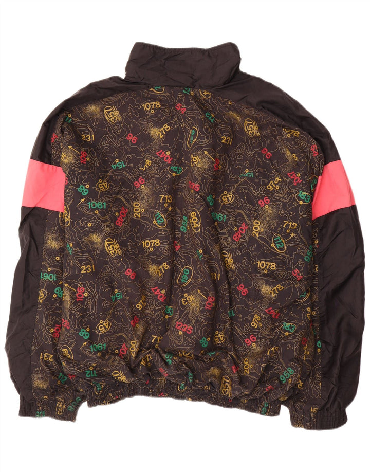 Ανδρική φόρμα γυμναστικής γραφική Uhlsport Top Jacket XL Μαύρο Colourblock Βαμβακερό