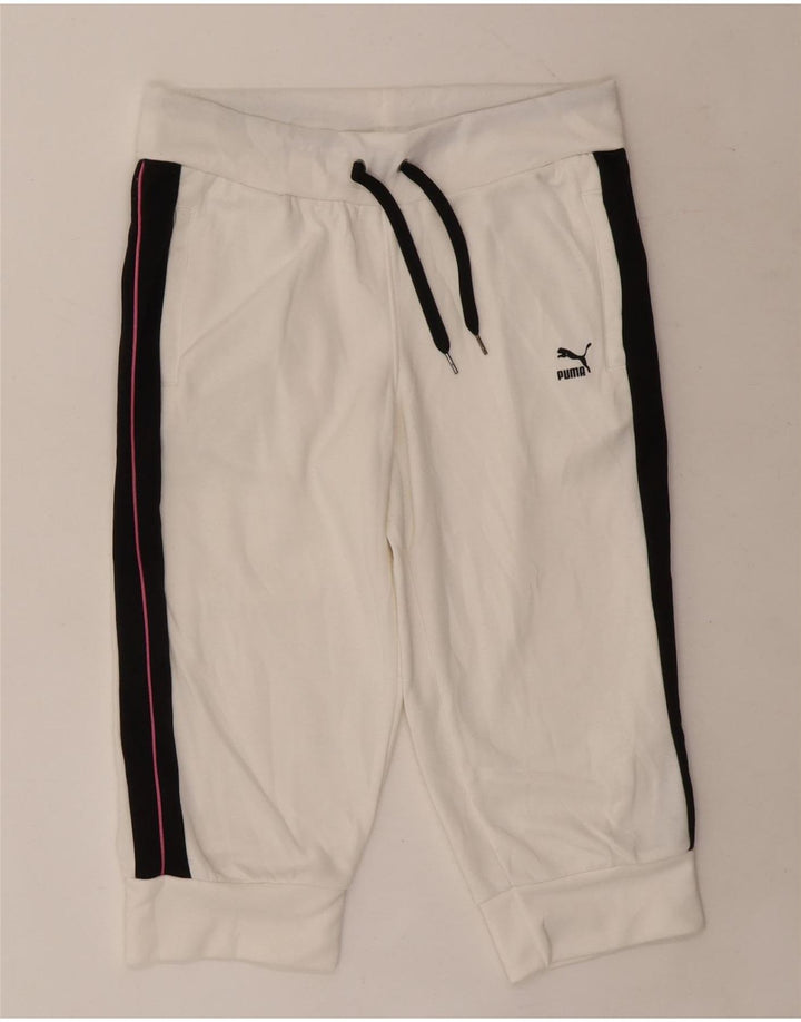 Γυναικείο αθλητικό σορτς PUMA UK 12 μεσαίο λευκό χρώμα