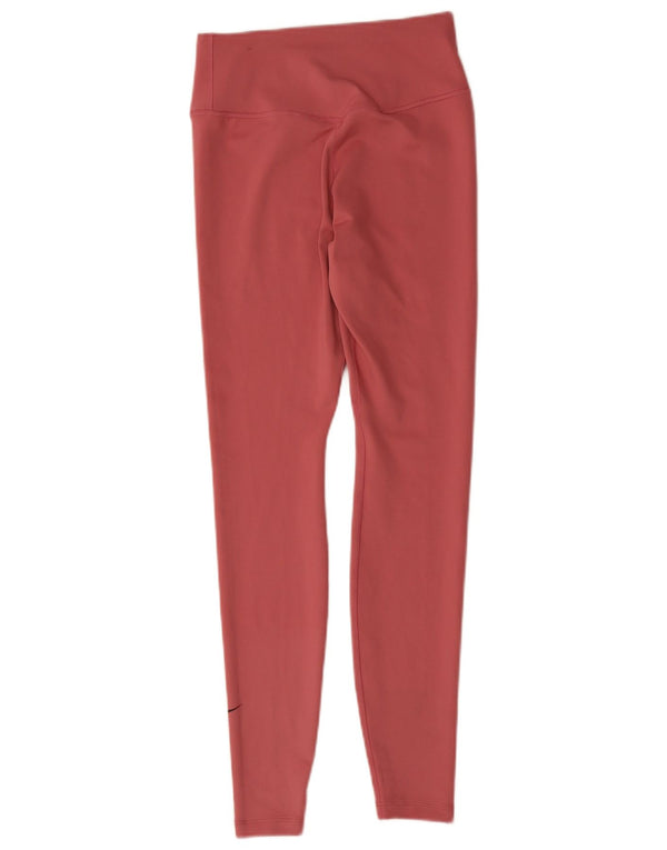 Γυναικεία κολάν NIKE Dri Fit UK 8 Small Pink Polyester