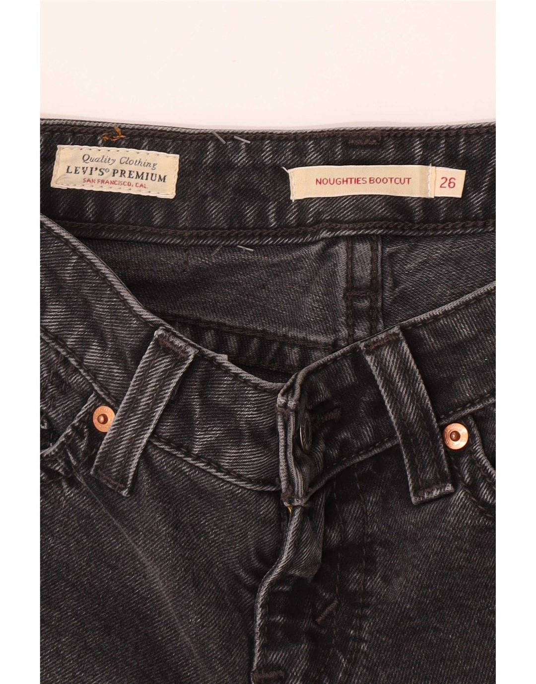 Γυναικείο τζιν Levi's Bootcut W26 L29 Γκρι