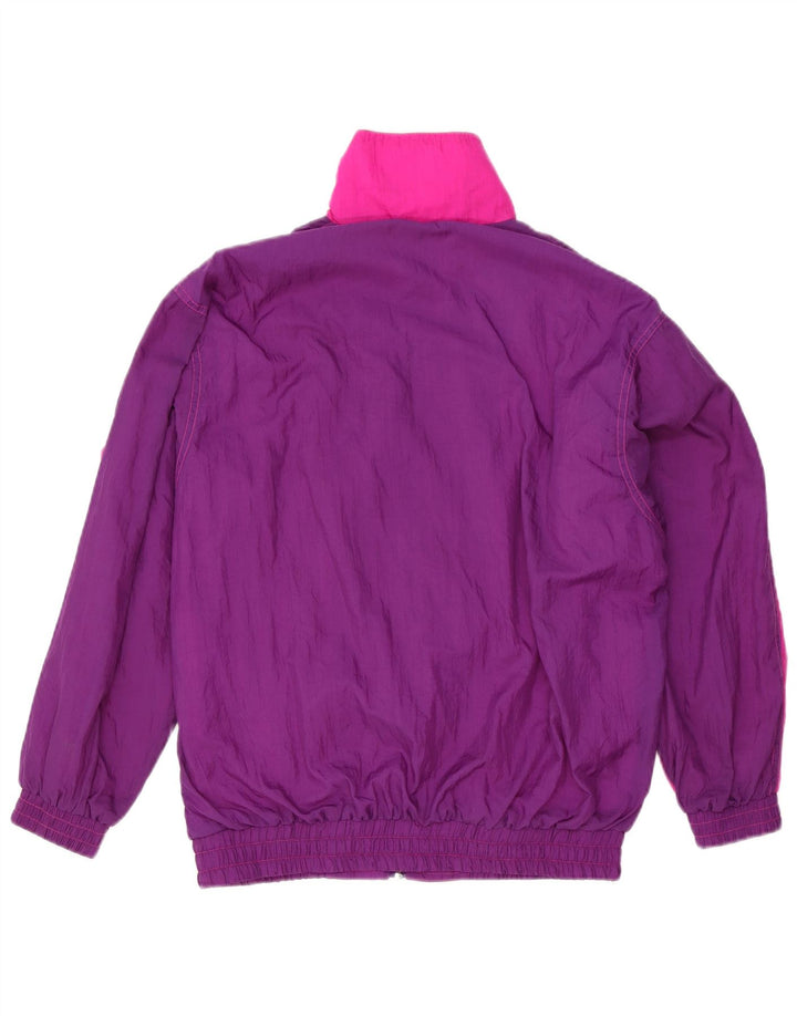 Vintage γυναικεία φόρμα UK 12 Medium Purple Colourblock Polyamide